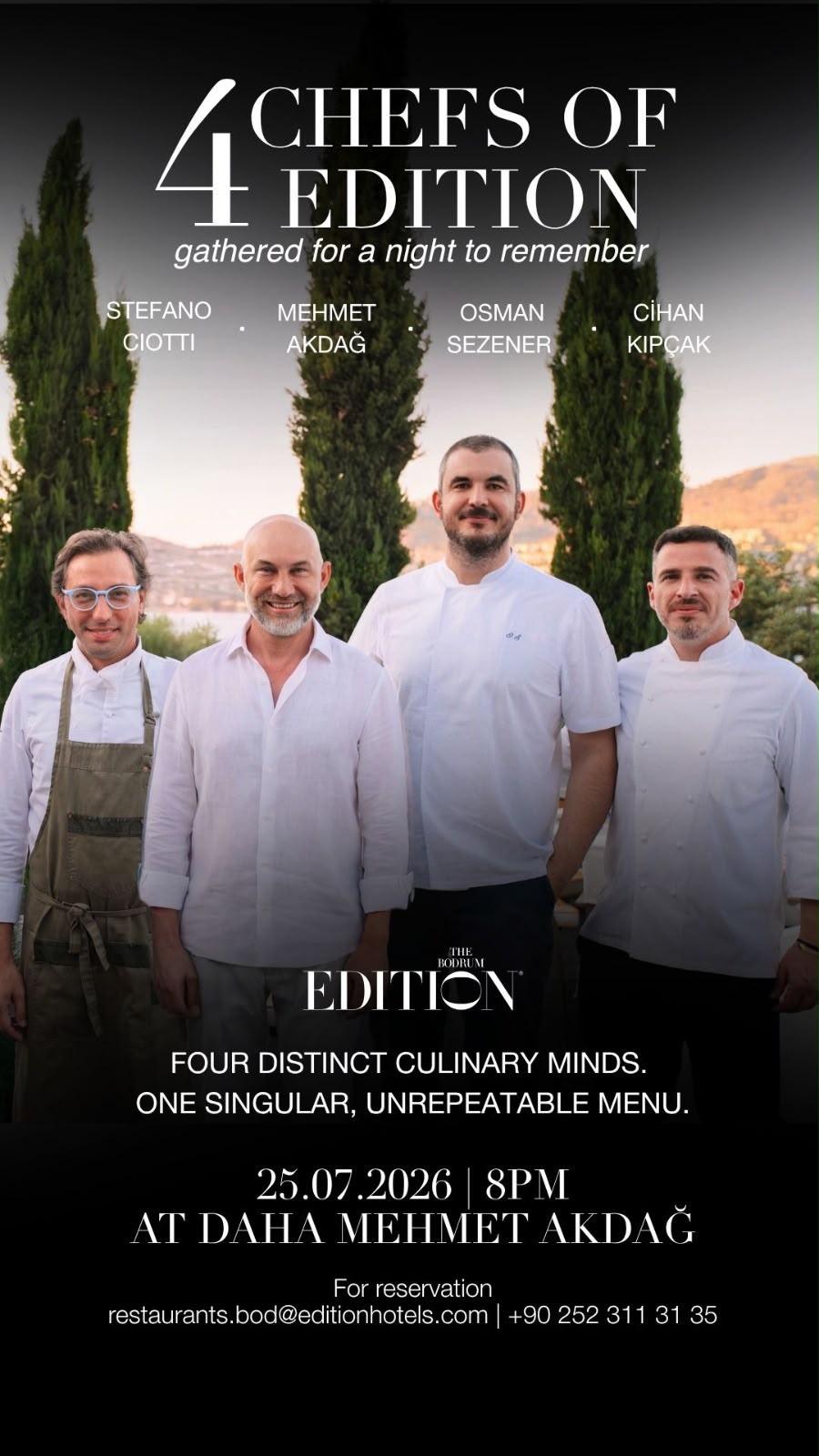 bodrum edition chefs